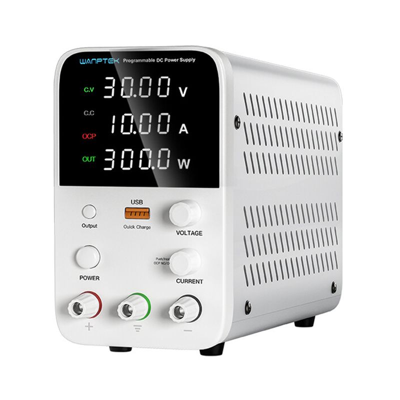 30V10A 가변 직류 전원공급기 휴대폰 노트북 수리용 WPS305B 30V5A 화이트 - 상품 이미지