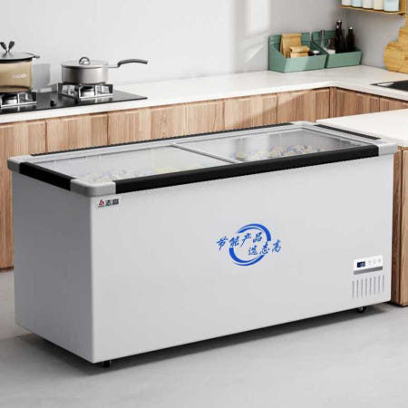 [해외]참치냉동고 급냉고 살얼음 캐비닛 냉동기 일식집 식당 240L