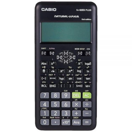 [해외]Casio Fx-82es Fx82es Plus Bk 디스플레이 공학용 계산기, 252가지 기능 포함