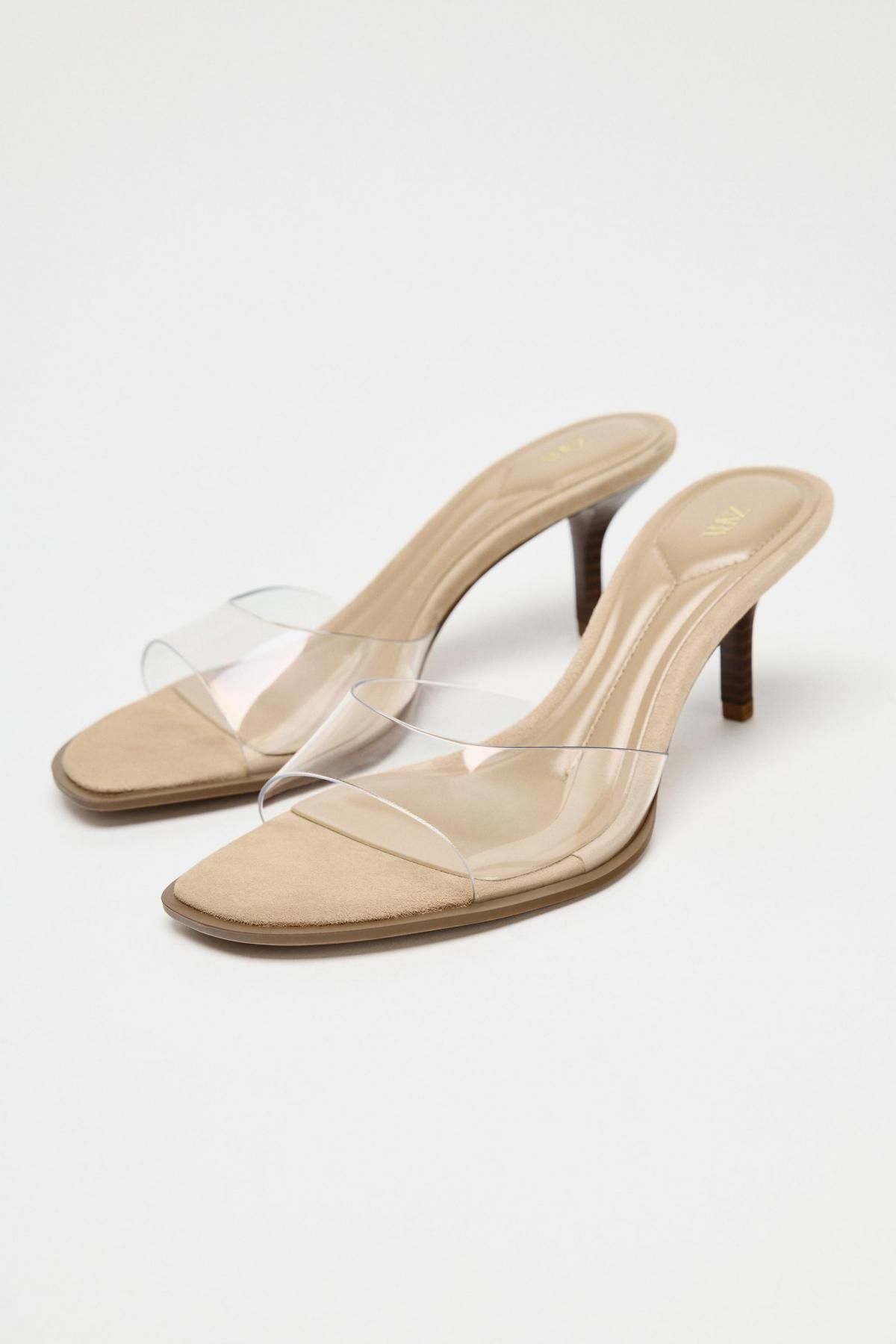 자라 비닐 힐 샌들 2362/510 LIGHT BEIGE - 상세 이미지 3