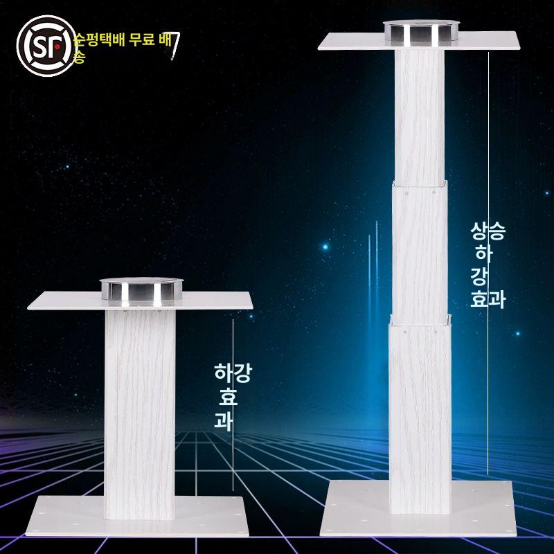 리프트 캠핑카 카라반 아웃트리거 트레일러 탁자 브라켓 바퀴 차박 브래킷 고정 고하중 공기압 310mm 소형 알루미늄 실버그레이 완제품 조립 완료 - 상세 이미지 3