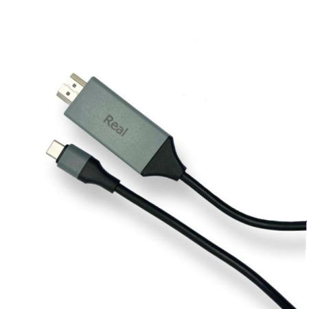 맥북모니터연결 레알 Type C to HDMI 컨버터 미러링 케이블 USB3.1 4K