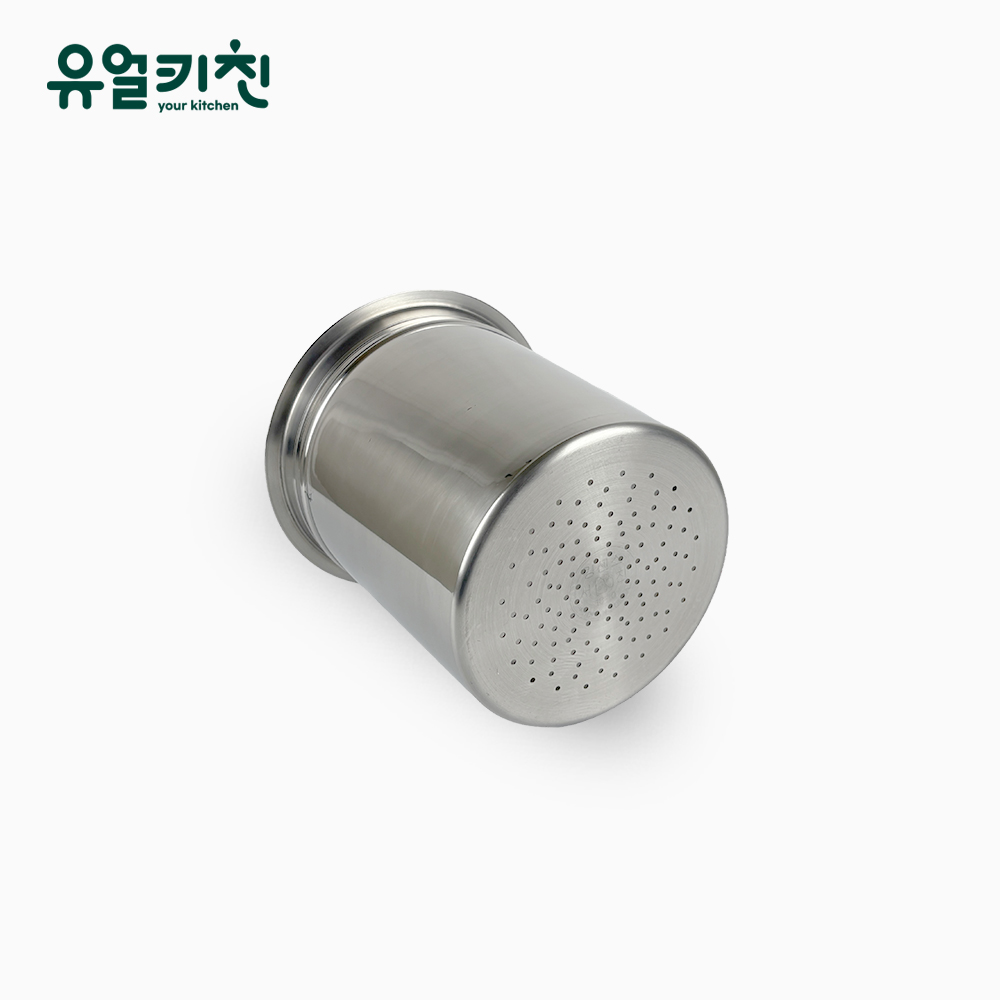 타공 BMP통 스텐소스통 원형반찬통 비엠피 4호 - 상품 이미지