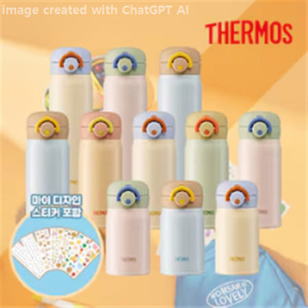 [써모스] [2025년 신상품] 마이 디자인 보틀 원터치 타입 시즌3 JNR-252/352/502K