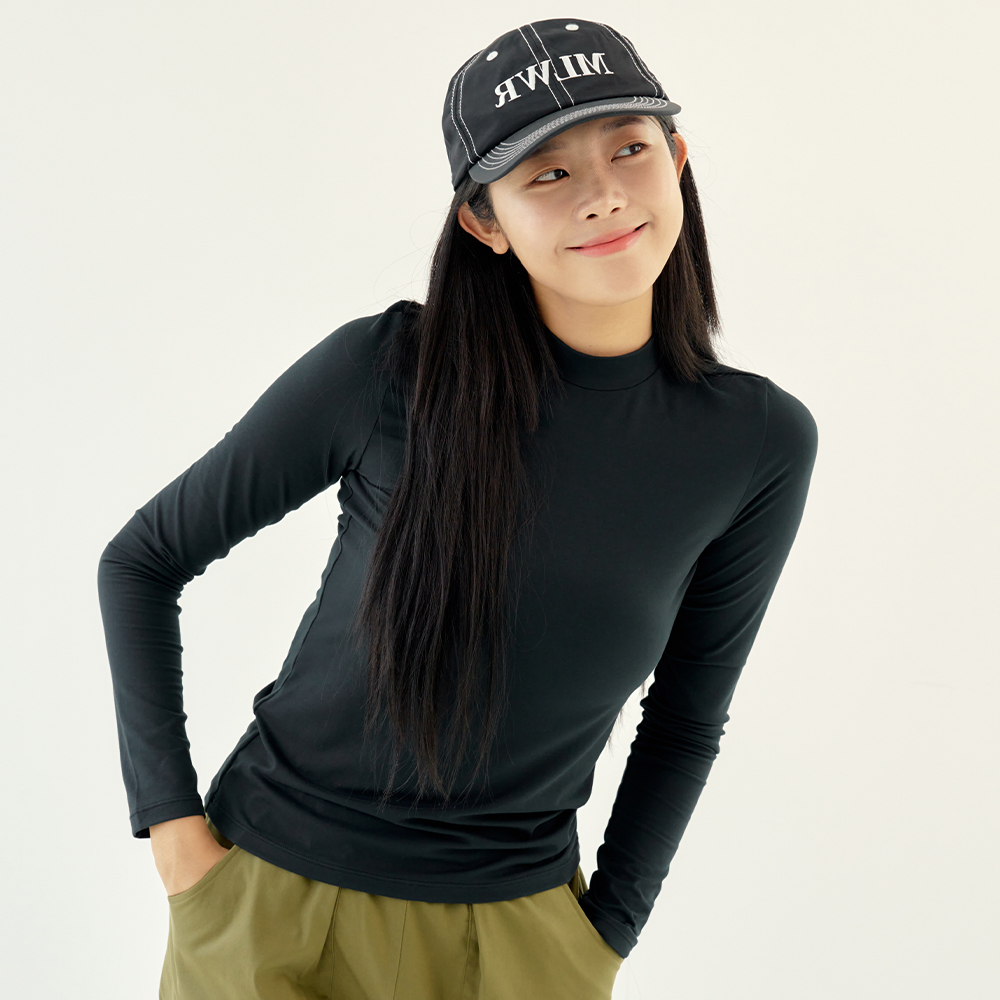 소프트 웜 하프넥 롱 슬리브 AWWDTL702 - 상세 이미지 3