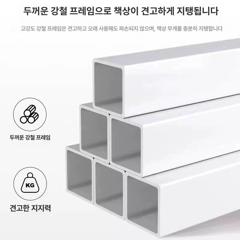 좁고 긴 창가테이블 틈새 베란다 선반 탁자 화분테이블 단층-80-따뜻한 백색 - 상세 이미지 5