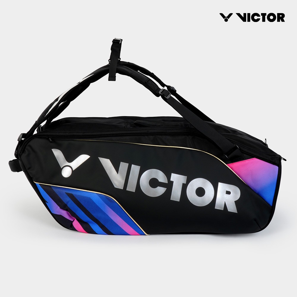빅터 VICTOR 배드민턴 2단가방 백팩 BR9213 - CF_Black 탁구 스쿼시 라켓백 스포츠 가방 - 상품 이미지