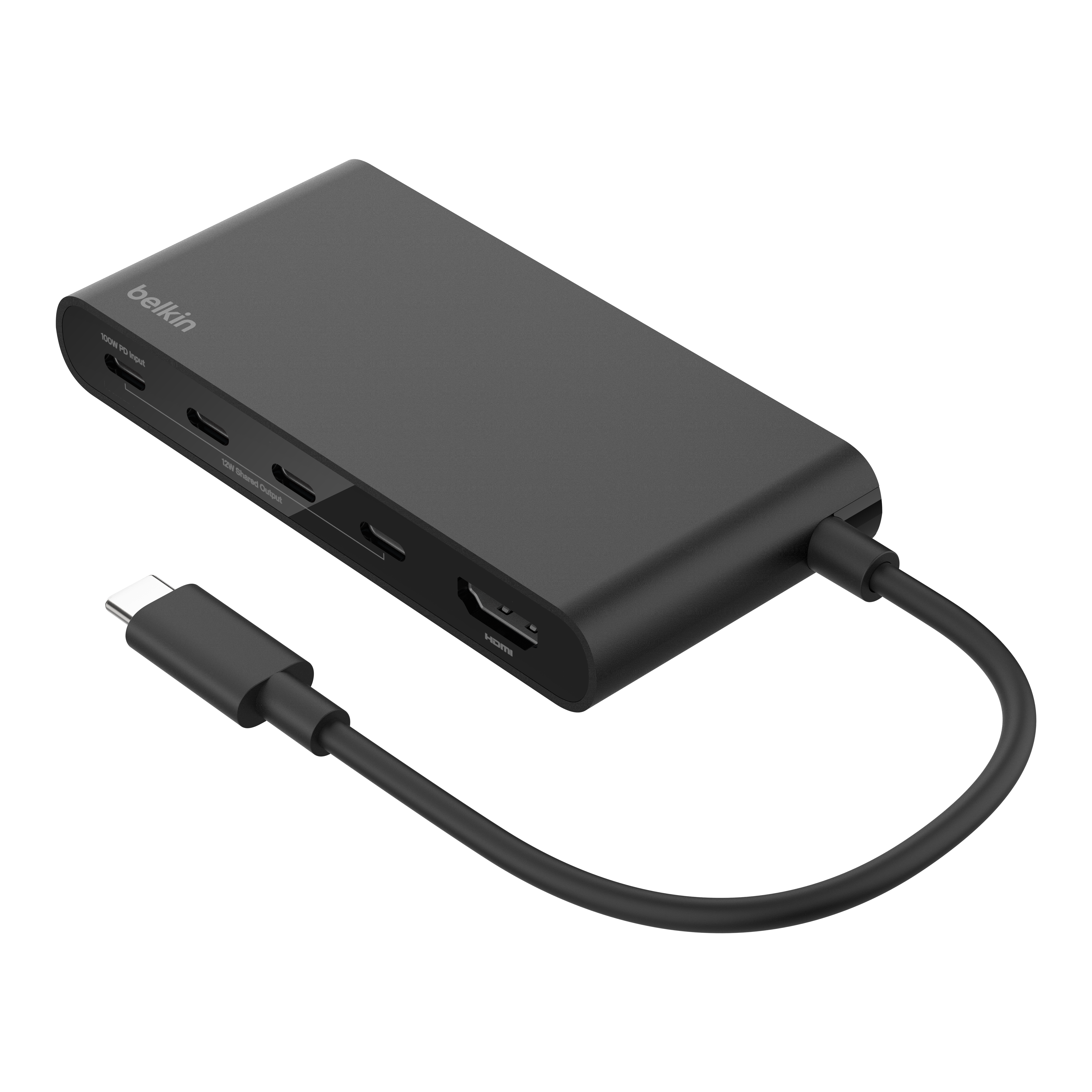벨킨 맥북 아이패드 멀티포트 허브 노트북 USB-C타입 5-in-1 도킹스테이션 - 상품 이미지