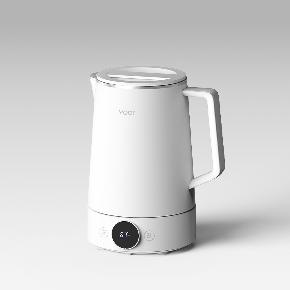 보아르 모노 보온 전기포트 0.8L 올스텐316 온도조절 미니 커피포트 소형 주전자