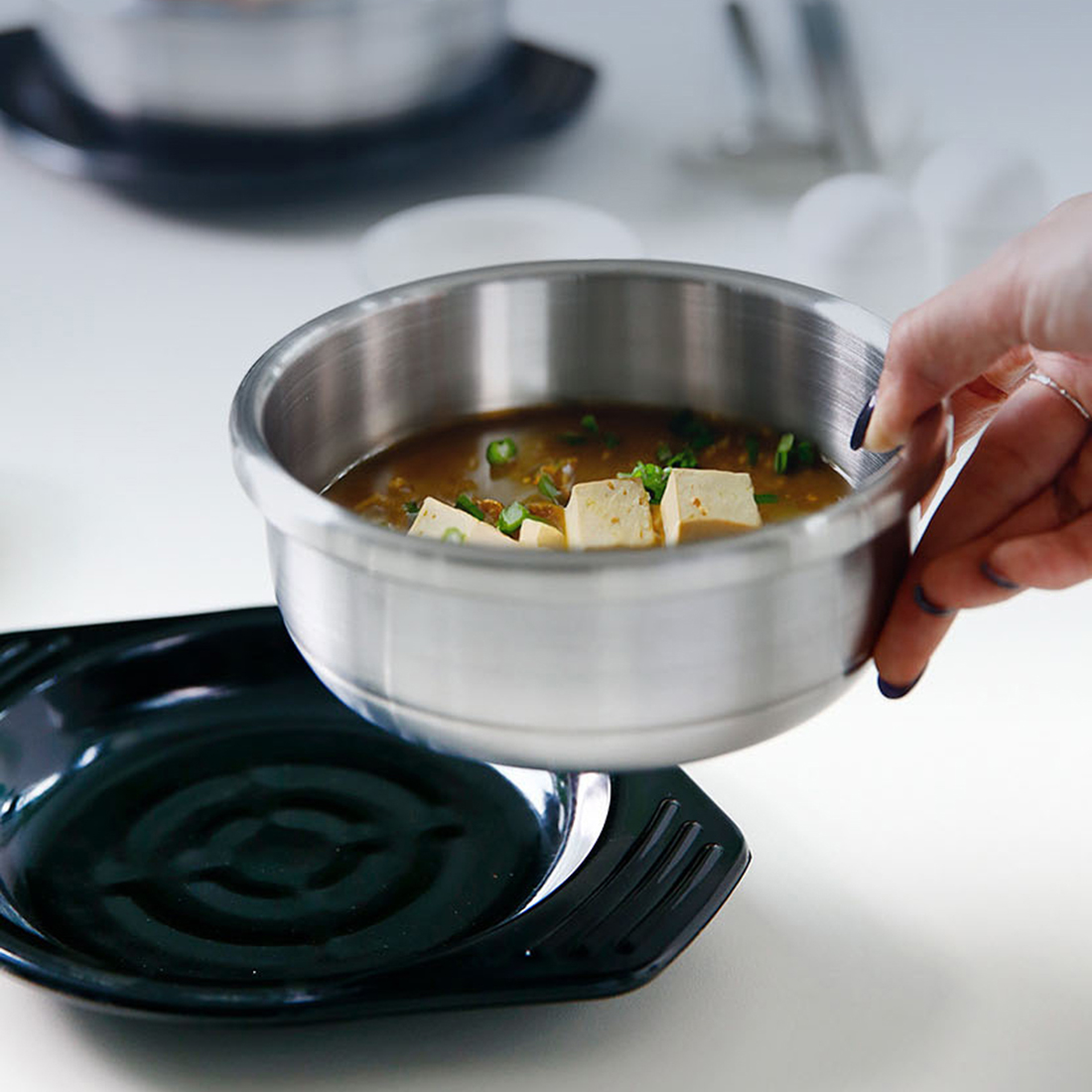 폭탄계란찜 통3중 안깨지는 인덕션용뚝배기 가벼운 해장국 국밥그릇 업소용 뚝베기 12 - 상세 이미지 2
