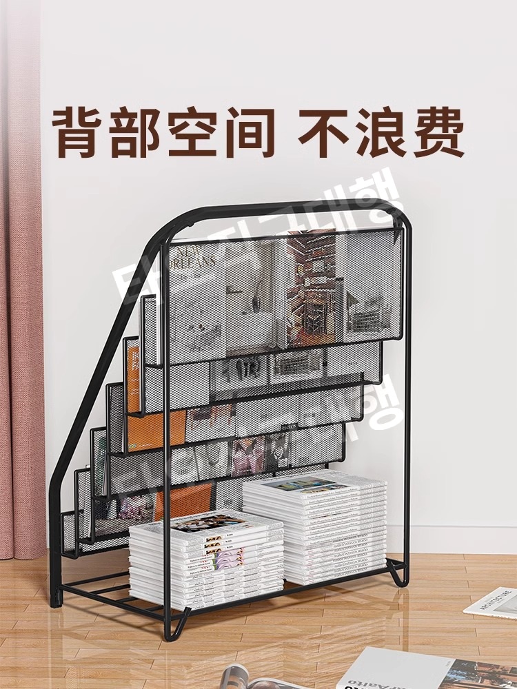 신문가판대 팜플렛 매거진랙 홍보물 걸이 꽂이 전시대 책 신문 잡지 신문대 철제 - 상세 이미지 2