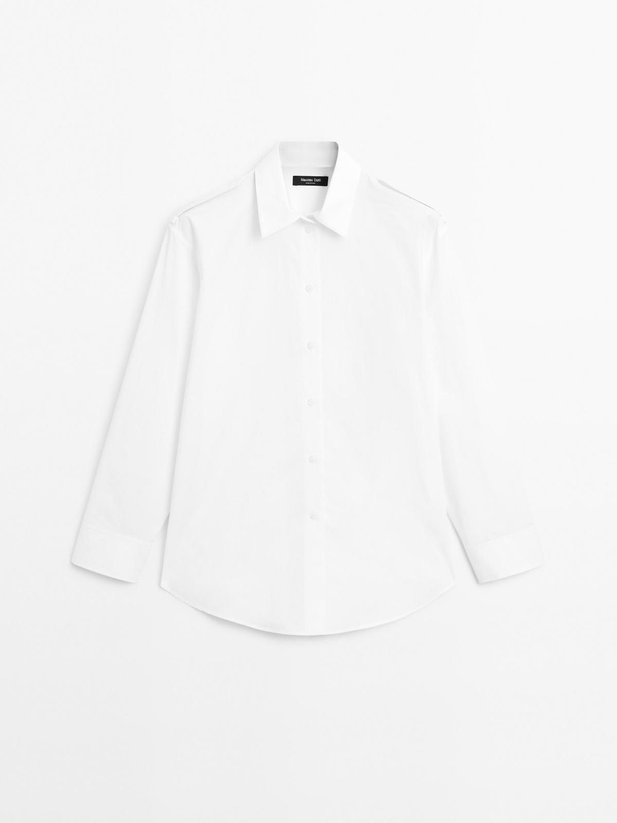 마시모두띠 코튼 클래식 화이트 긴팔 셔츠 5137/887 WHITE - 상품 이미지