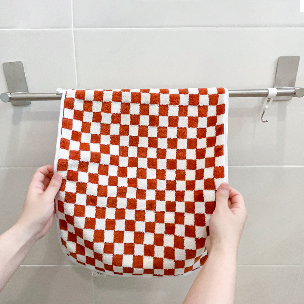 무타공 수건 걸이대 거치대 욕실 수건 정리 미니 화장실 젖은 수건걸이 교체 50cm - 상세 이미지 2