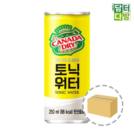 그코 캐나다 드라이 토닉워터 250ml 30캔 클럽소다 진저에일 하이볼음료 캔음료 오늘출발