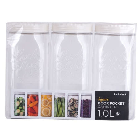 락앤락 도어 포켓 캐니스터 1.0L 3p