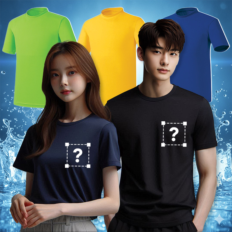 [기본인쇄포함] 쿨론 티셔츠 주문 제작 기능성 라운드 소량 커스텀 단체티 인쇄 프린팅 제품 이미지