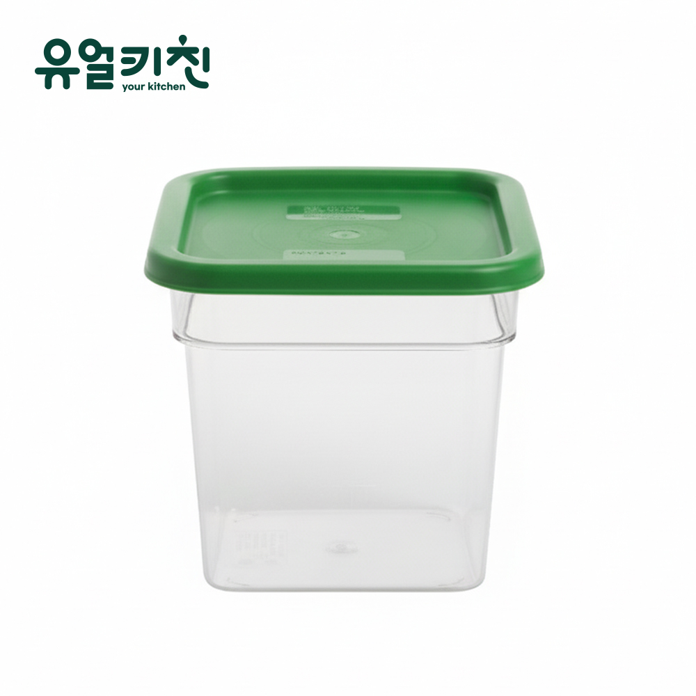 사각플라스틱통 식재료 보관용기 저장용기 4호(qt) - 상품 이미지