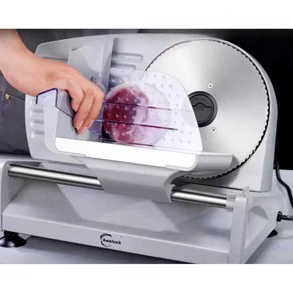 가정용 육절기 냉동 고기 스테인리스 슬라이서 머신 200W 싱글 - 상품 이미지