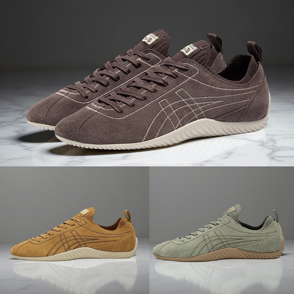 오니츠카타이거 스크로우 SCLAW 여성 스니커즈 1183C489 BROWN 240 - 메인 이미지