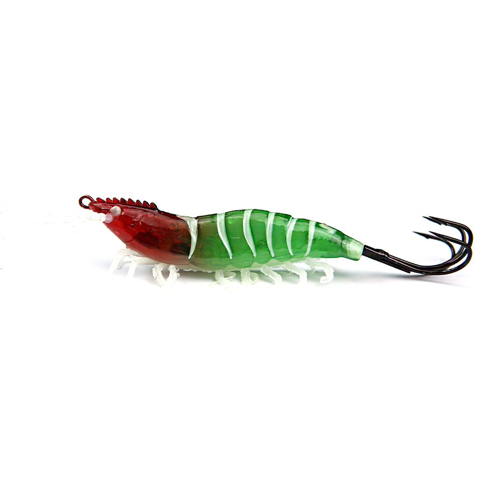 천류 UV 축광 사소이 타코 리얼 쉬림프 에기 M8 워터멜론, 80mm - 메인 이미지