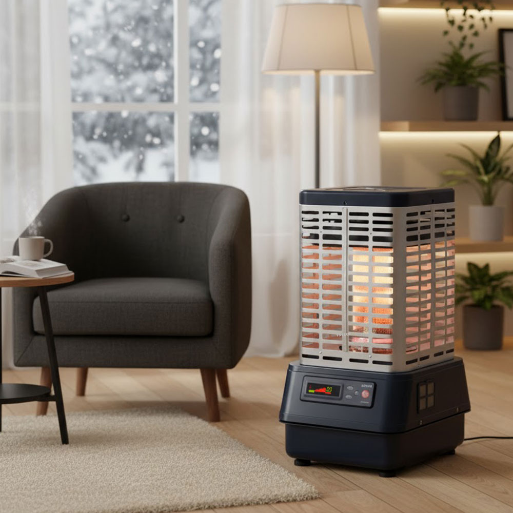 파세코 실내 캠핑용 23평형 등유 석유 히터 로터리 난로 P-12000F