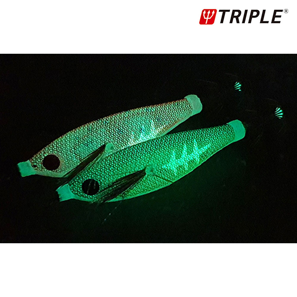 트리플 이카마린 틴셀 에기 95 쭈꾸미 갑오징어 문어 에기 축광 야광 이미지 8