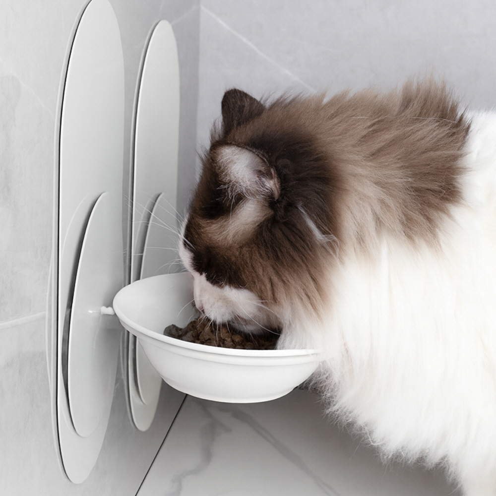 강아지밥그릇 고양이밥그릇 도자기 높이조절 물그릇 분리세척 식기 1구