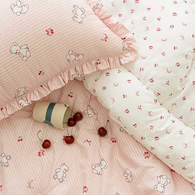 세사온라인 키즈 알러지케어 체리베어 주디 차렵이불 SS