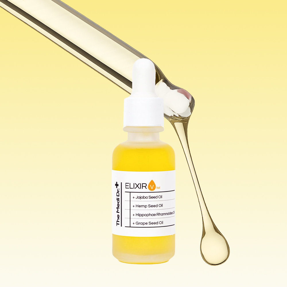 더메디닥터 피부 생기 바이탈 엘릭서 페이셜 오일 앰플 (30ml) - 메인 이미지