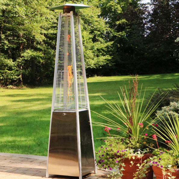 크리스탈파티오히터 글라스 삿갓난로 가스난방기 LPG난로