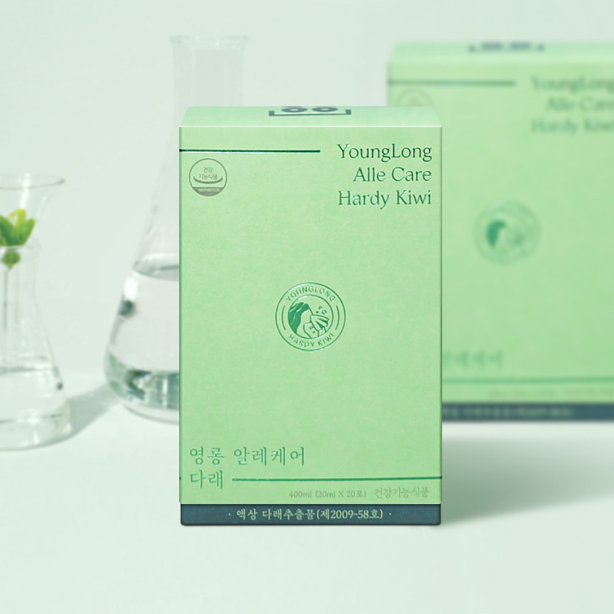 [약사들이 설계한 다래추출물] 영롱 알레 케어 다래 추출물 / 식물성 면역 과민반응 노스릴리브 유산균 20포, 2개