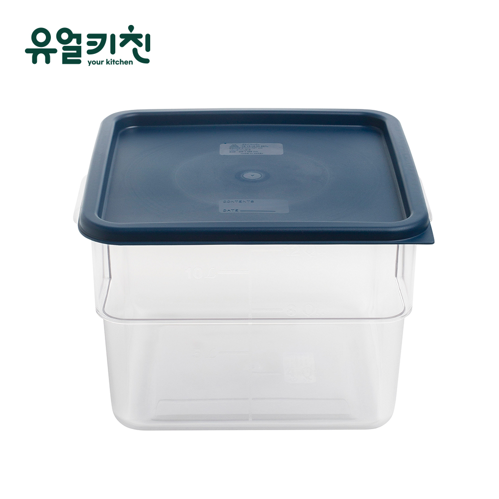 사각플라스틱통 식재료 보관용기 저장용기 12호(qt) - 상품 이미지