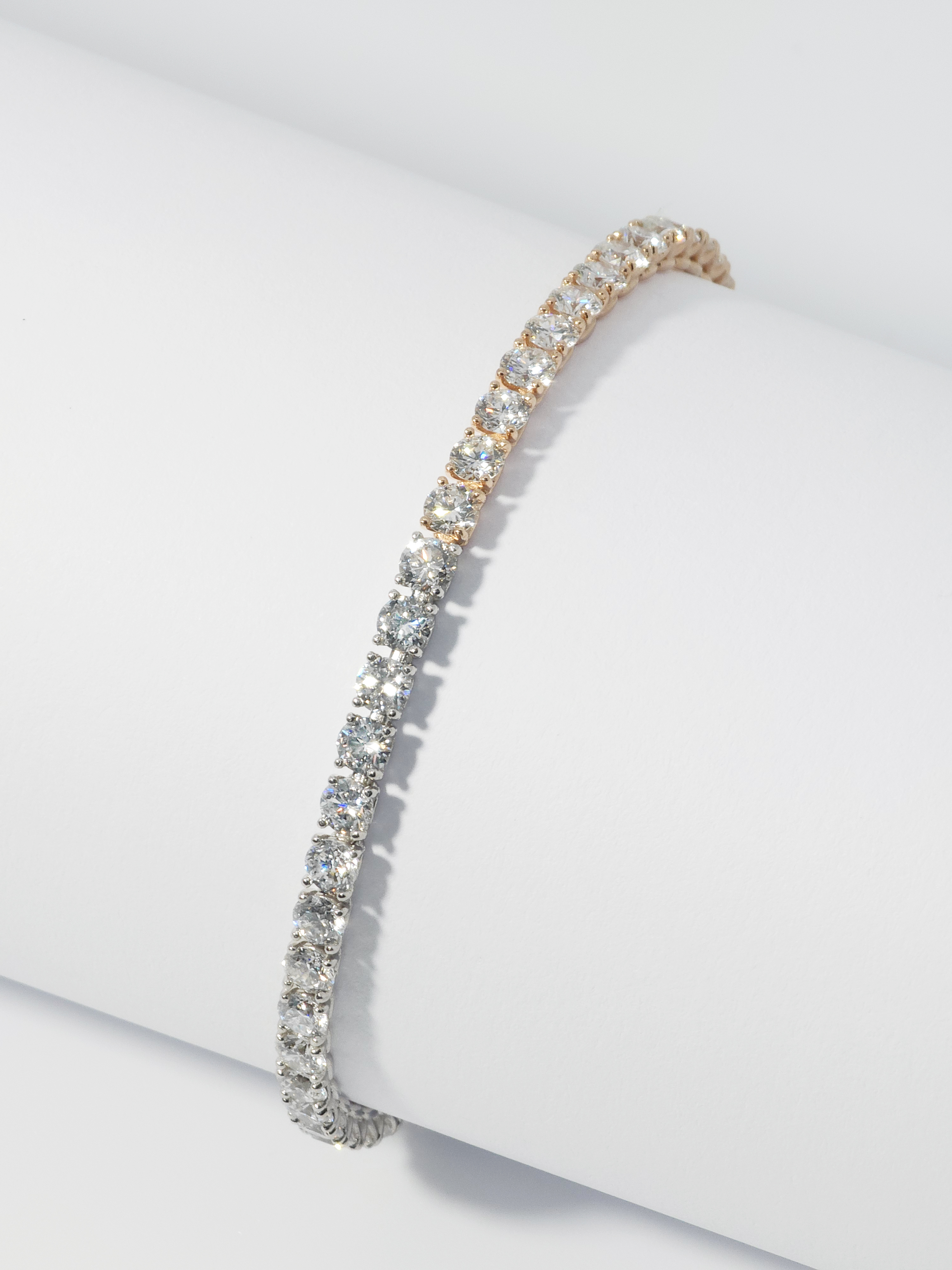 랩다이아 테니스팔찌 1부 3.2mm 신형 4프롱 랩다이아몬드 14k 18k - 상세 이미지 5