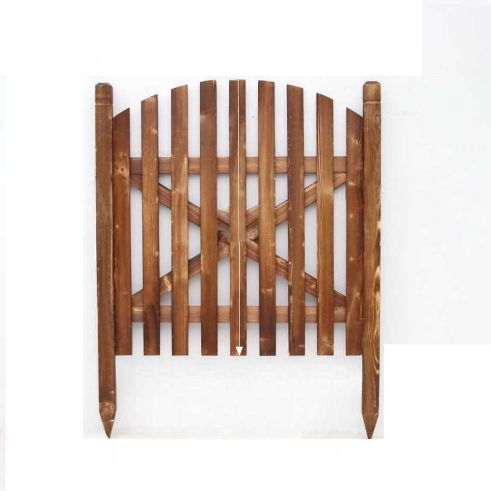 주택 방부목 대문 야외 현관문 우드 내후성 입구문 90x90cm 단일/진흙탕 - 상품 이미지
