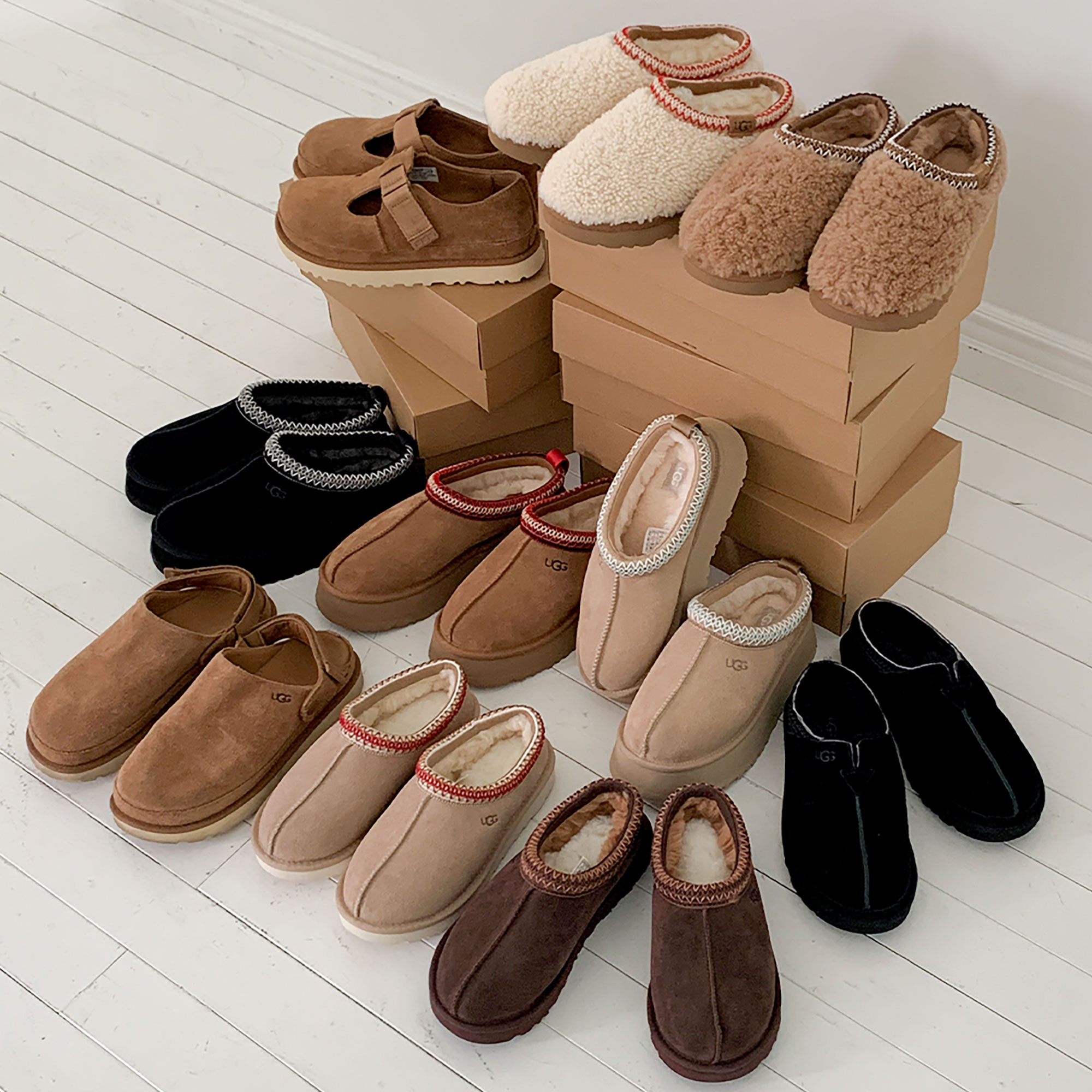 UGG 미국 어그 타스만 메리제인 털슬리퍼 모카신 부츠 남성 여성 - 상품 이미지