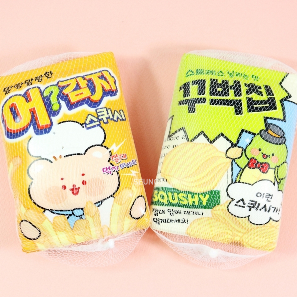 종합 과자스퀴시 패러디 말랑이 장난감 - 상세 이미지 3