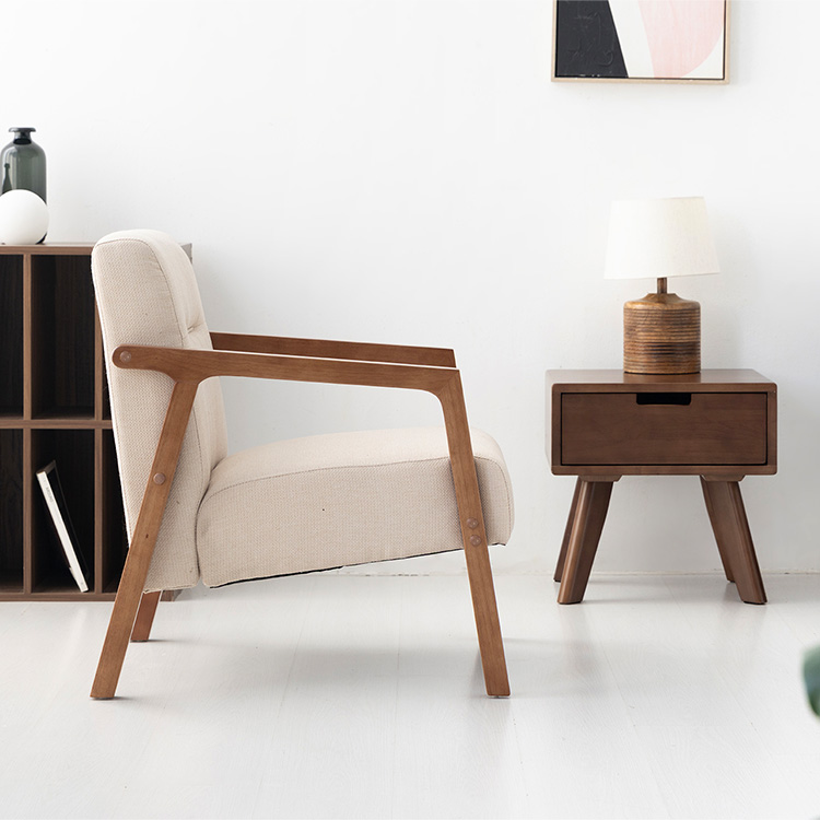 COOKY 패브릭 소파 1인 딥베이지 8374.4549, 1인용