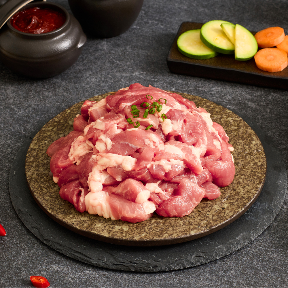 알찬팜 제주 흑돼지 뒷다리살 찌개용 불고기용 수육용 1.5KG (500G x 3팩) 택1 - 상세 이미지 3