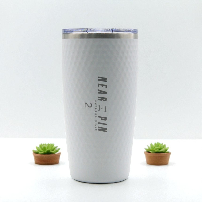 웨스트스타일 골프공 텀블러 스테인리스 진공 보온 보냉 대용량 560ml - 상세 이미지 3