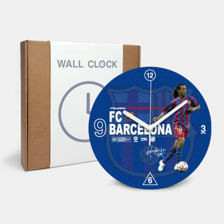 [그코협력사]그코 축구 CV11.clr바르셀로나 호나우지뉴 캔버스 벽시계 축구벽시계 호지뉴