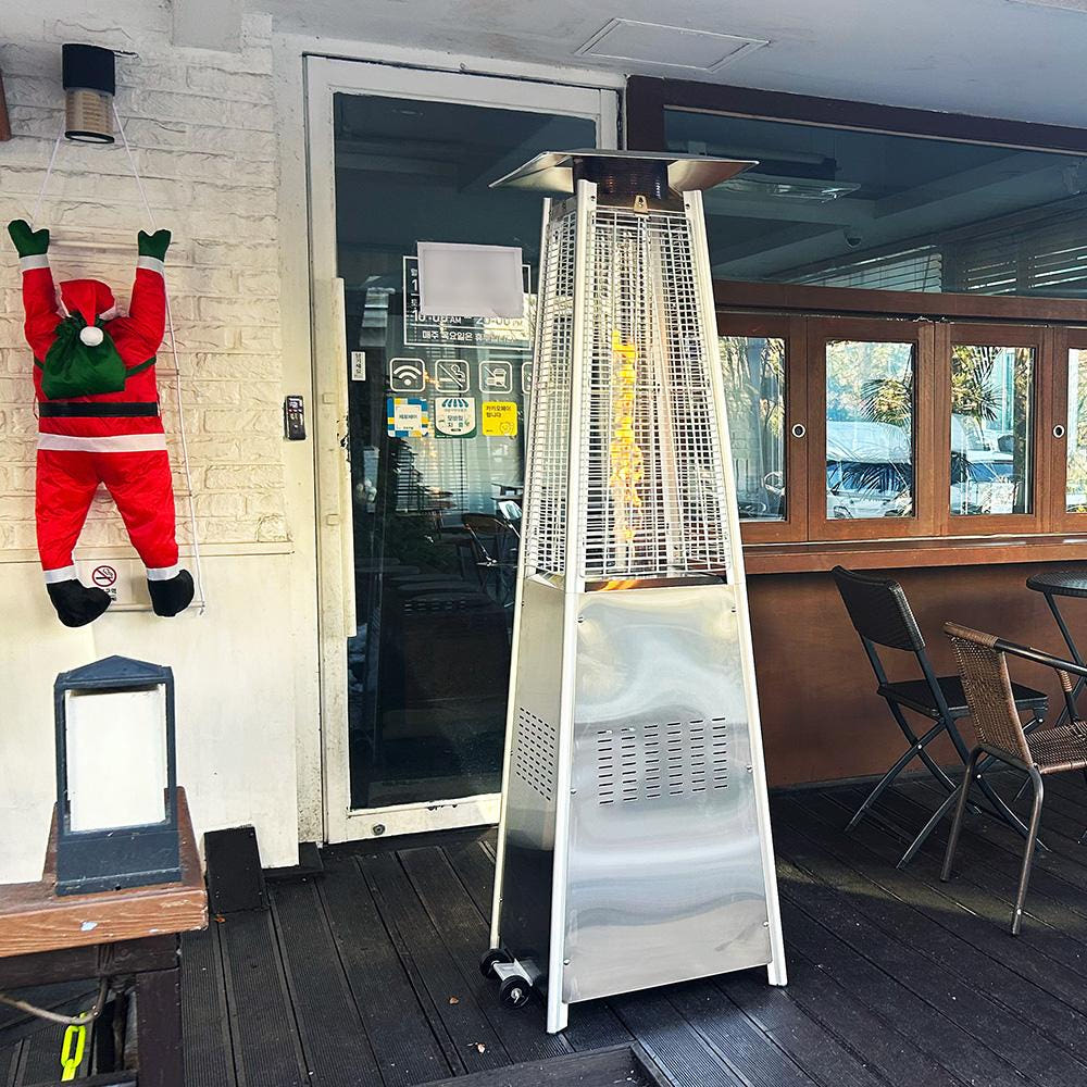 lpg 난방기 야외가스난로 호텔 카페 글래스파티오히터 : 신일N위시웨이