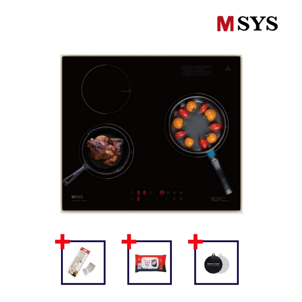한샘 MSYS 엠시스 인덕션 3구 쿡탑 CTB-MS513YD 블랙 매립형