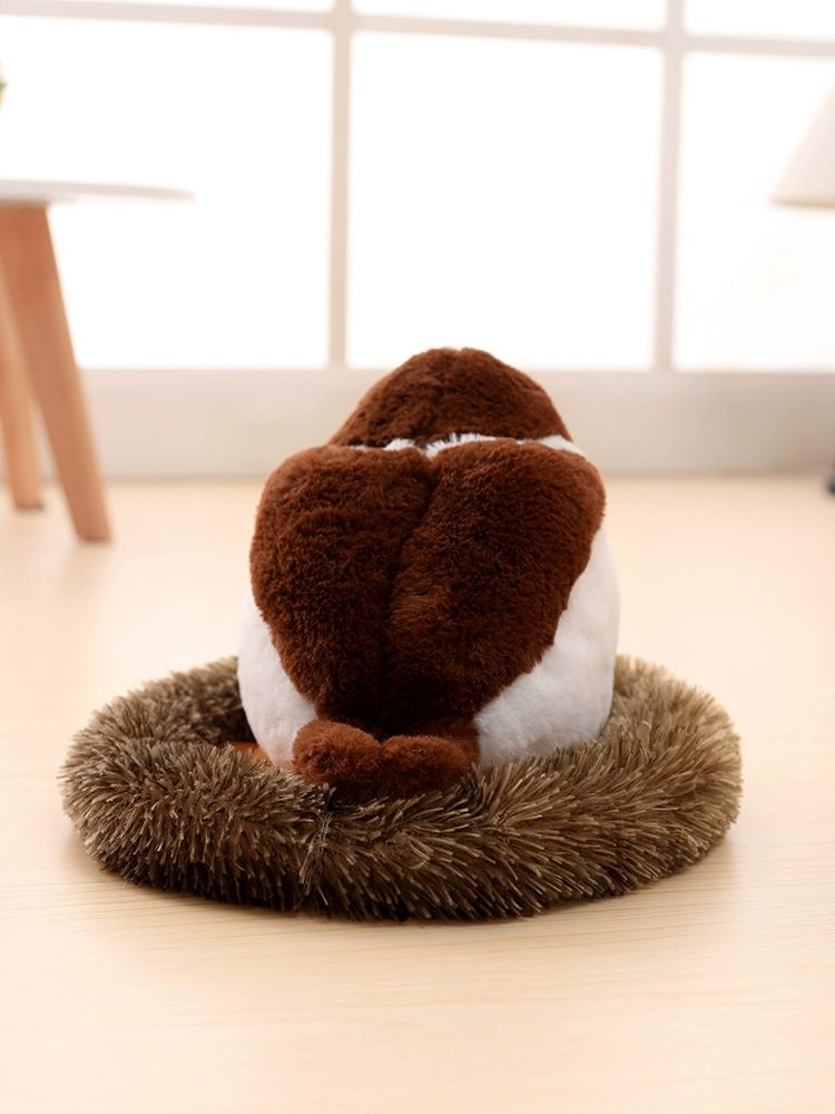 참새 인형 오목눈이새 장식 소품 인테리어 귀여운 뱁새 단참새 소형 25cm - 상세 이미지 3