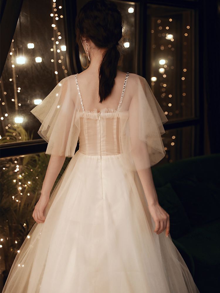 연주용드레스 파티 공연 이브닝 드레스 연주회 촬영 원피스 120cm XS - 상세 이미지 5