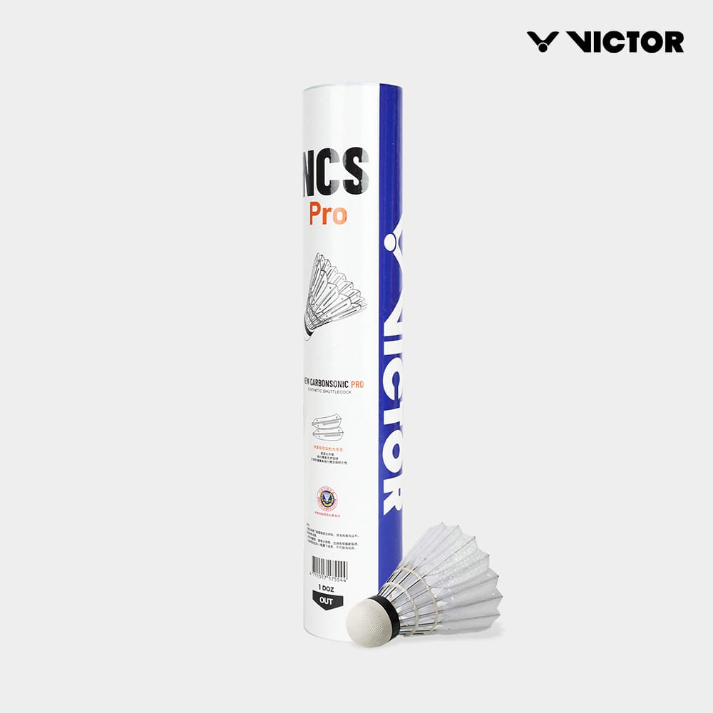 [1타/12개입]VICTOR 빅터 카본 NCS PRO 여러번 쓸 수 잇는 인조 셔틀콕 내구성 배드민턴 콕 동호회 - 상품 이미지