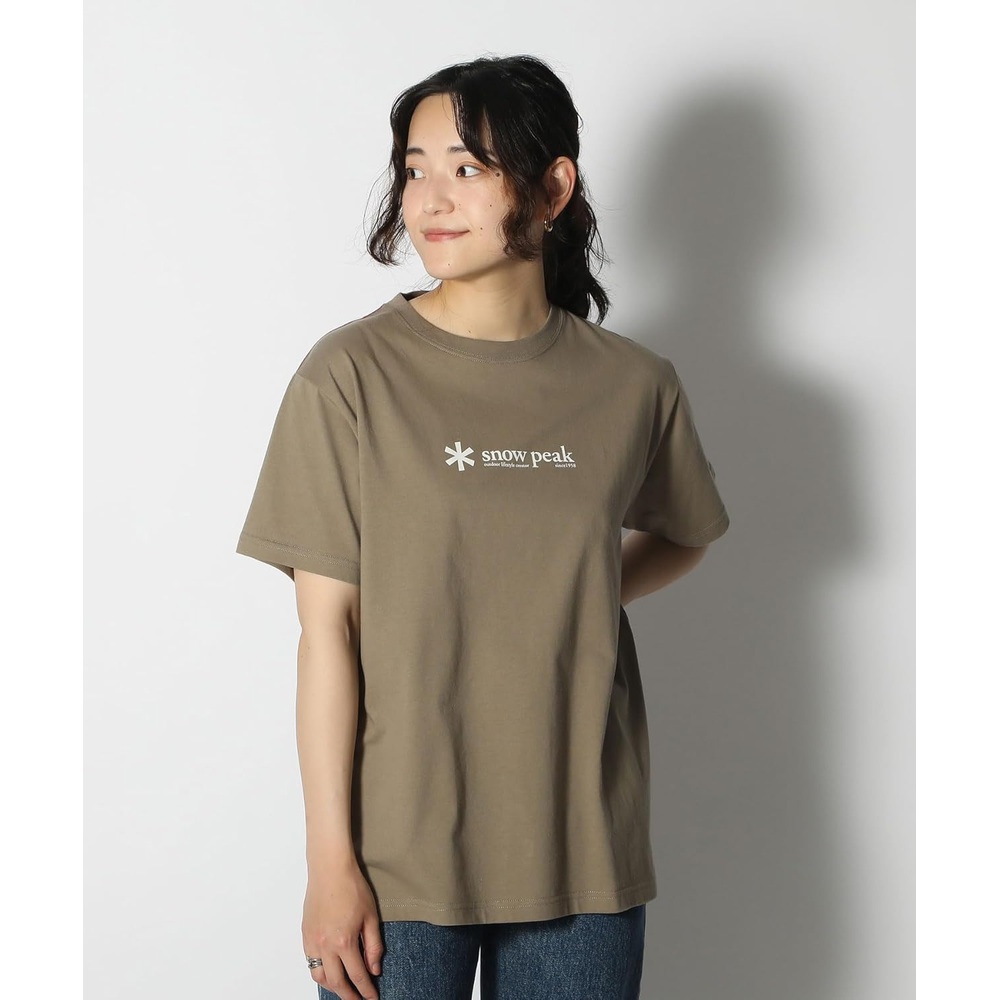 스노우피크 코튼 반팔 티셔츠 라이프웨어 데일리 기본핏 내추럴감성 TS-25SU401 - 상세 이미지 3