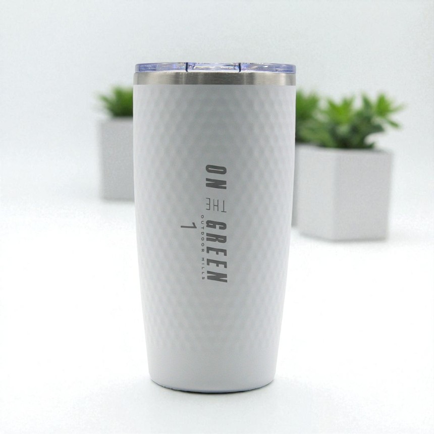 웨스트스타일 골프공 텀블러 스테인리스 진공 보온 보냉 대용량 560ml - 상세 이미지 2