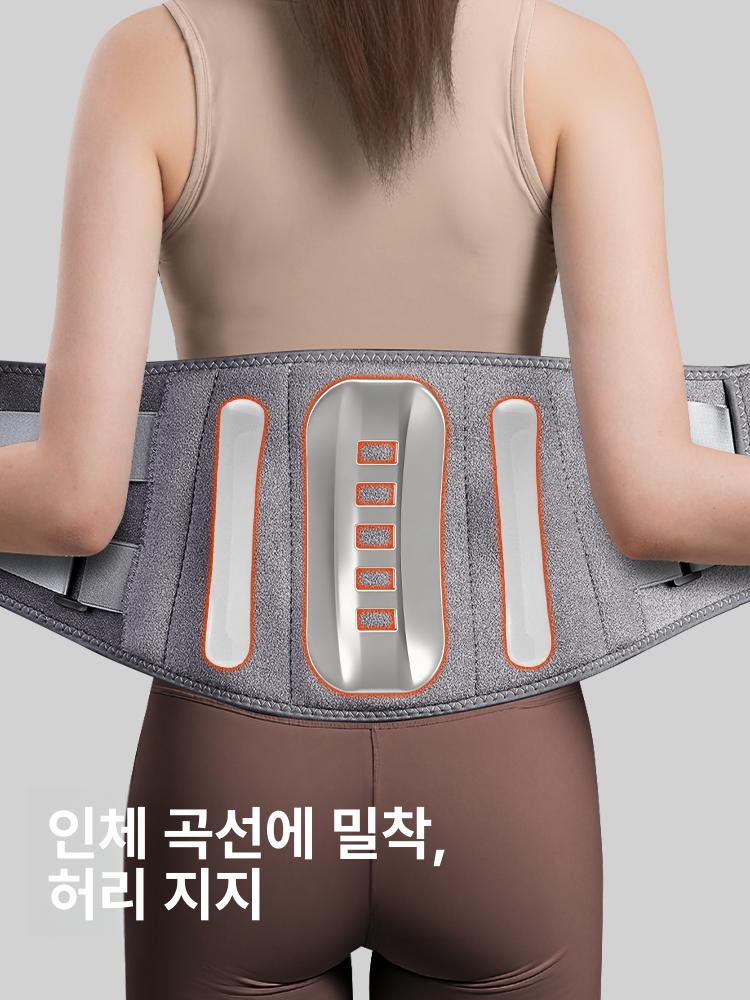 허리찜질기 전기 온열찜질기 뜸질기 허리마사지기 어반그레이 프리사이즈 - 상세 이미지 3