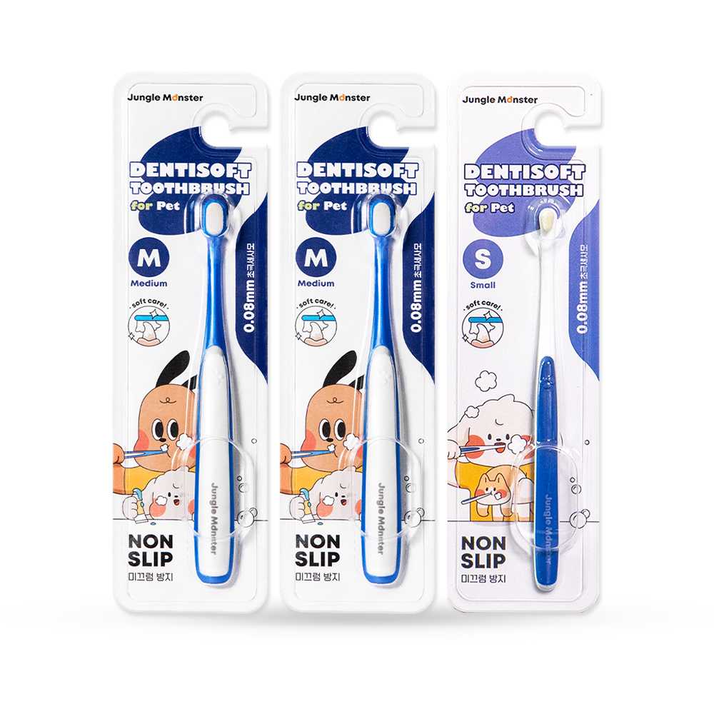 정글몬스터 덴티소프트 M 2개입+ S 1개입