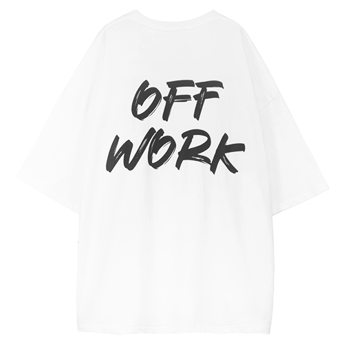 OFF WORK 시그니처 반팔 티셔츠 - 상세 이미지 5